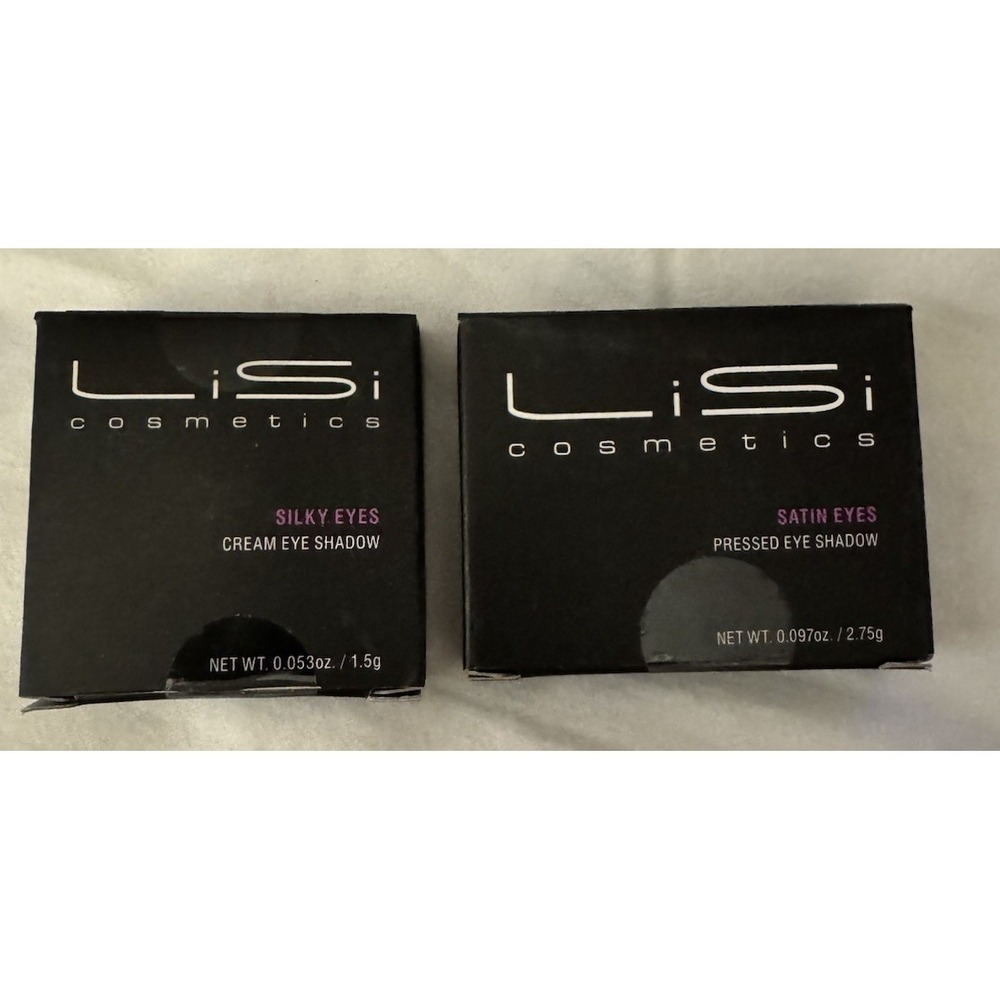LiSi Cosmetics Silky Eyes Quartz & Satin Eyes Chilli Powder Duo Y2K Makeup NIB